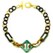 Horn & Lacquer Chain Necklace #12797 - HORN JEWELRY
