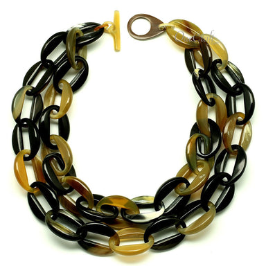 Horn Chain Necklace #12798 - HORN JEWELRY