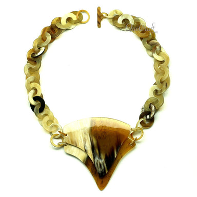 Horn Chain Necklace #12818 - HORN JEWELRY