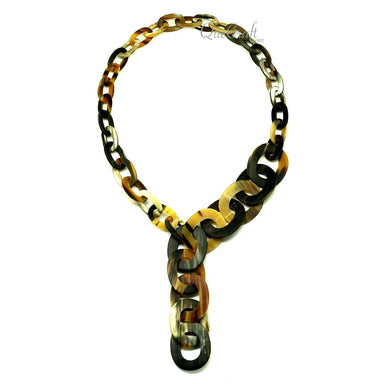 Horn Chain Necklace #12893 - HORN JEWELRY