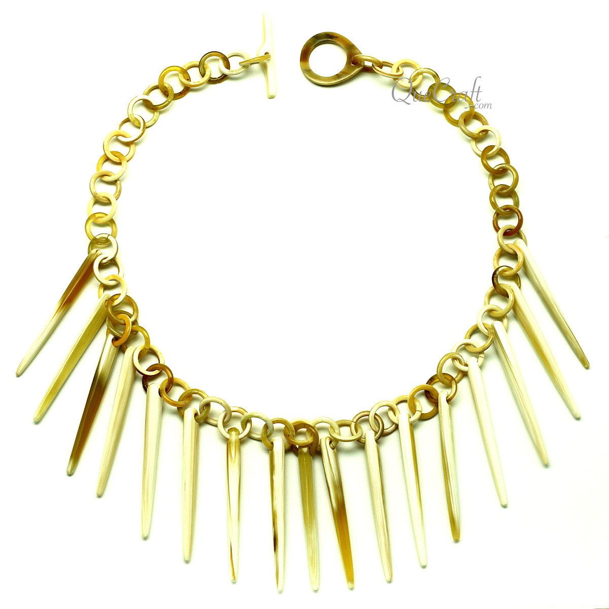 Horn Chain Necklace #12898 - HORN JEWELRY