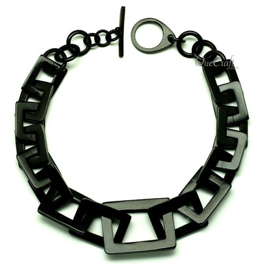 Horn Chain Necklace #12940 - HORN JEWELRY