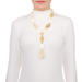Bone & Horn Chain Necklace #12943 - HORN JEWELRY