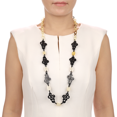 Horn Chain Necklace #13527 - HORN JEWELRY