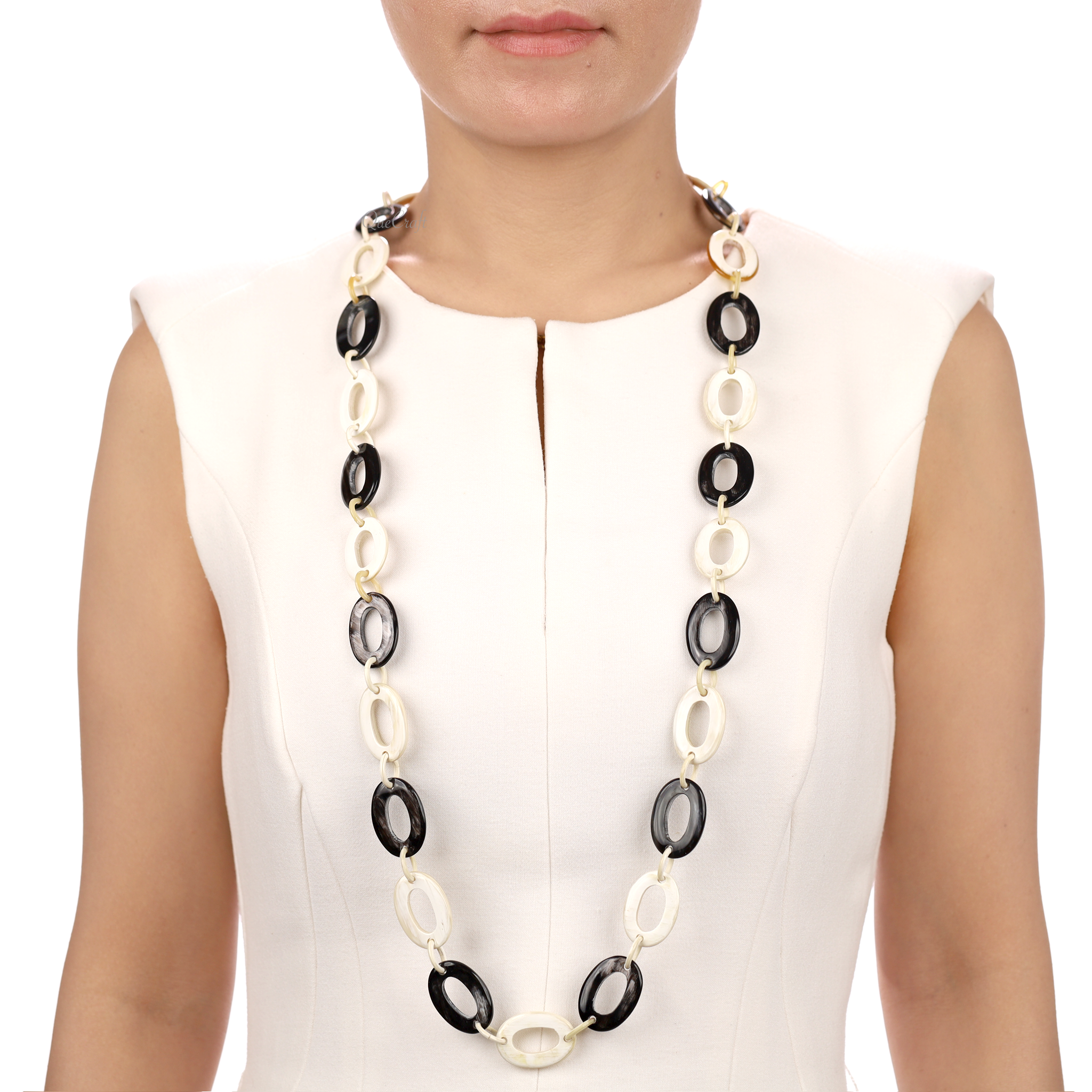 Horn Chain Necklace #13532 - HORN JEWELRY