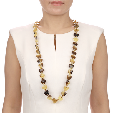 Horn Chain Necklace #13534 - HORN JEWELRY