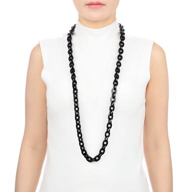 Horn Chain Necklace #13594 - HORN JEWELRY