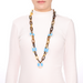 Horn & Lacquer Chain Necklace #13616 - HORN JEWELRY