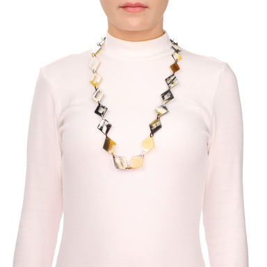 Horn Chain Necklace #13618 - HORN JEWELRY