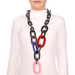 Horn & Lacquer Chain Necklace #13620 - HORN JEWELRY