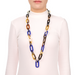 Horn & Lacquer Chain Necklace #13629 - HORN JEWELRY