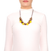 Horn & Lacquer Chain Necklace #13642 - HORN JEWELRY