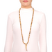 Horn & Stone Beaded Necklace #13643 - HORN JEWELRY