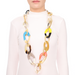 Horn & Lacquer Chain Necklace #13646 - HORN JEWELRY