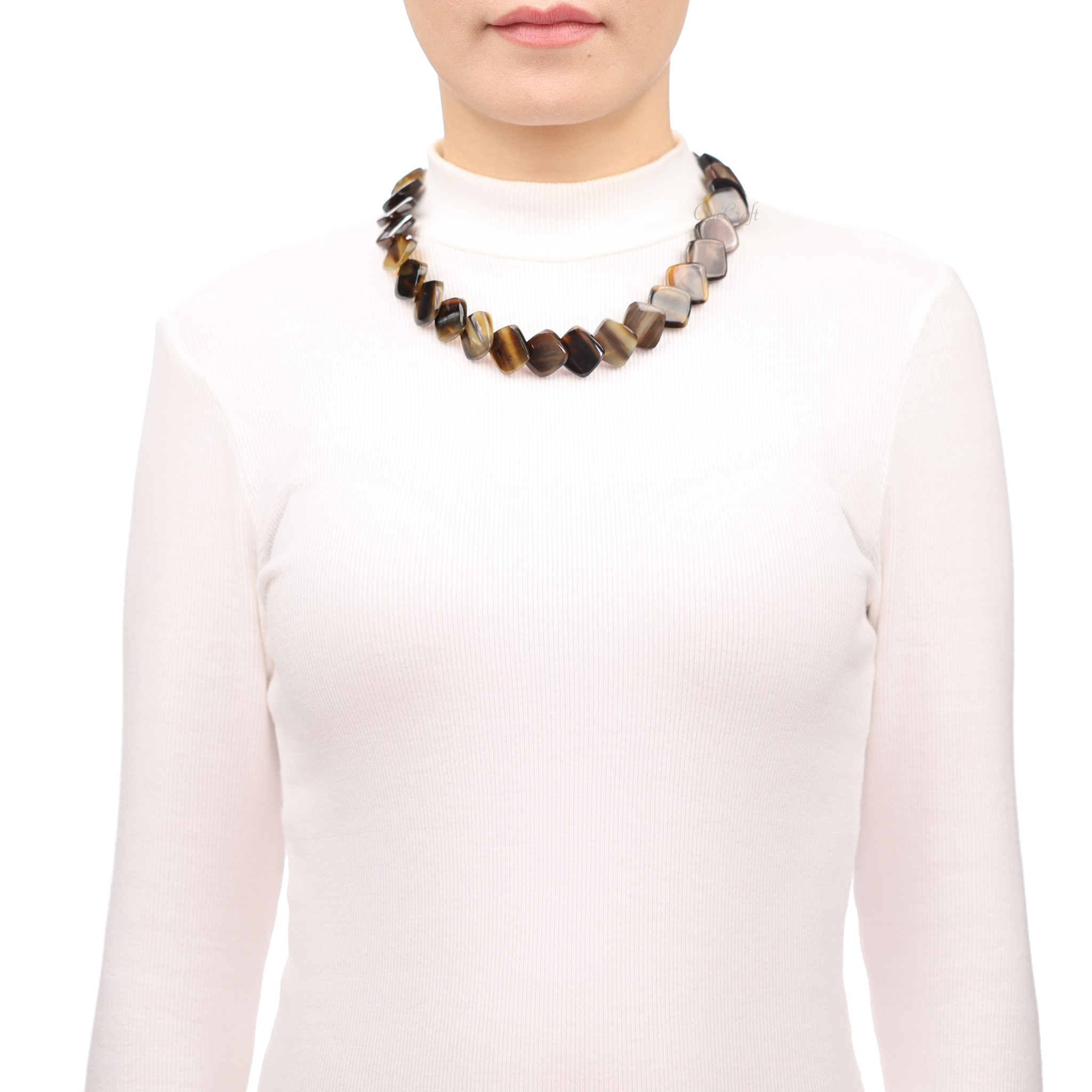 Horn Chain Necklace #13662 - HORN JEWELRY