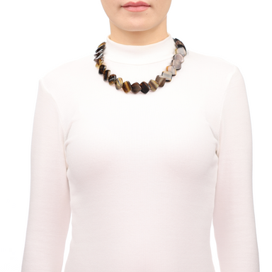 Horn Chain Necklace #13662 - HORN JEWELRY