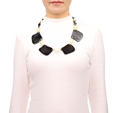 Horn Chain Necklace #13664 - HORN JEWELRY