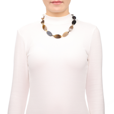 Horn Chain Necklace #13676 - HORN JEWELRY