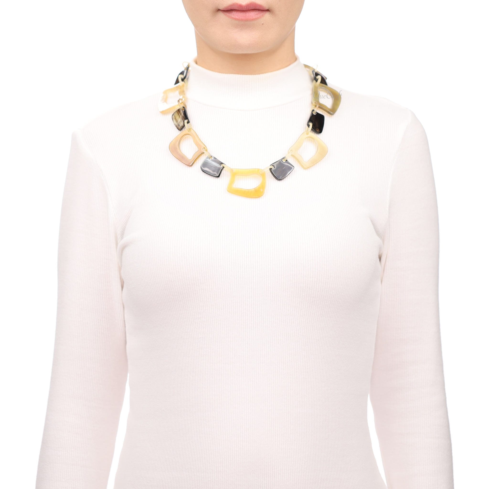 Horn Chain Necklace #13677 - HORN JEWELRY