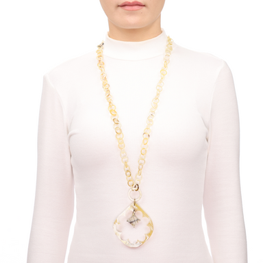Horn Chain Necklace #13681 - HORN JEWELRY