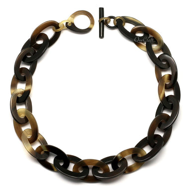 Horn Chain Necklace #5225 - HORN JEWELRY