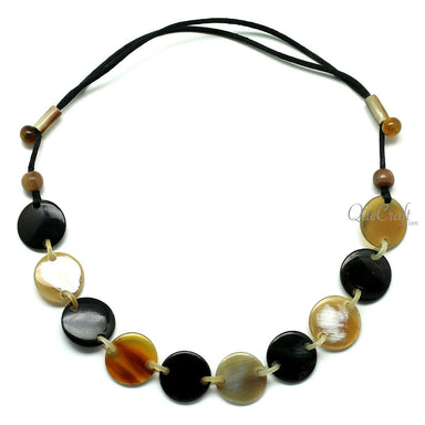 Horn String Necklace #11933 - HORN JEWELRY