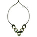 MOP & Horn String Necklace #13075 - HORN JEWELRY