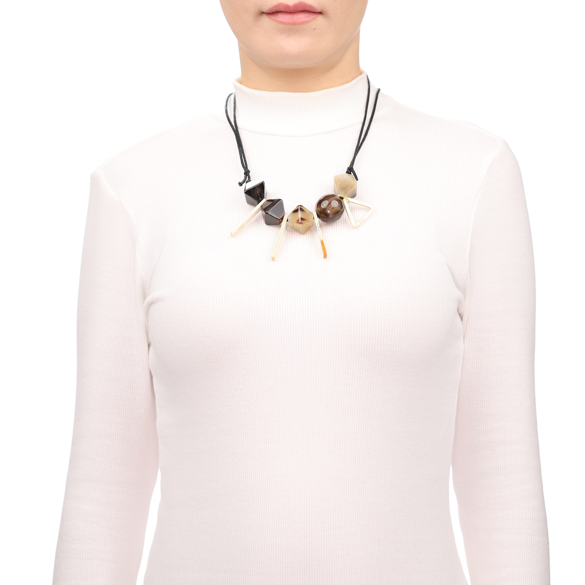Horn String Necklace #13684 - HORN JEWELRY