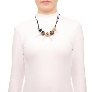 Horn String Necklace #13684 - HORN JEWELRY