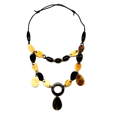 Horn String Necklace #4091 - HORN JEWELRY