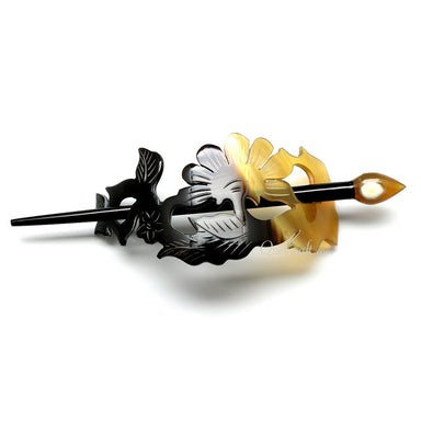 Horn Hair Barrette #10856 - HORN JEWELRY