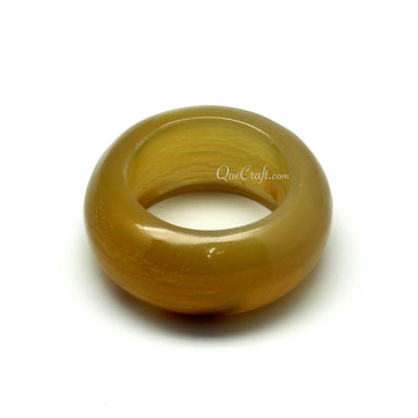 Horn Scarf Ring #11326 - HORN JEWELRY