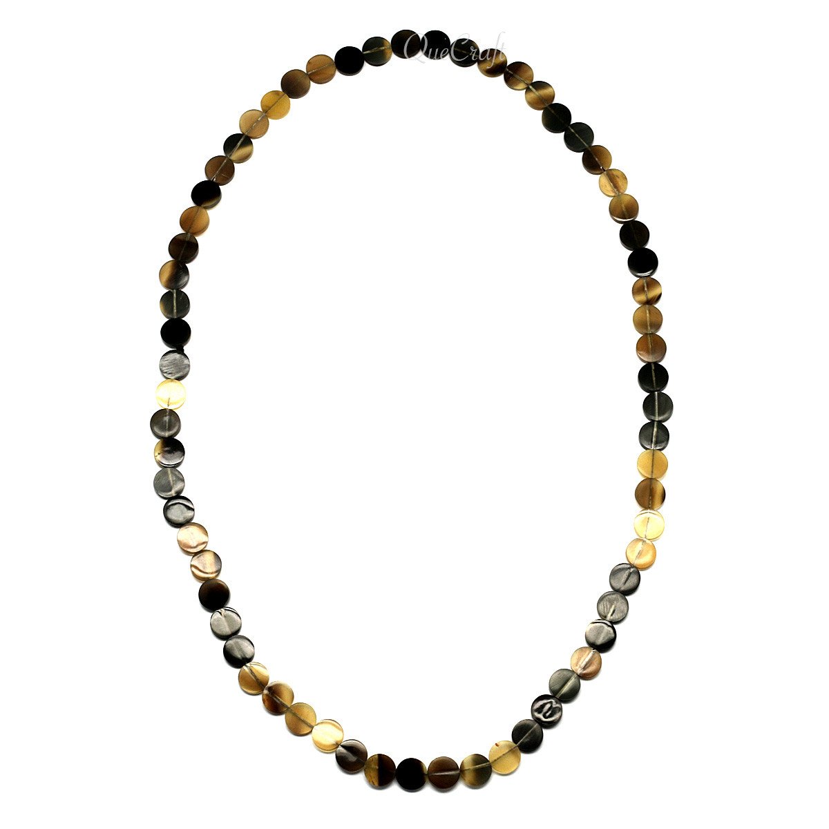 Horn Beaded Necklace #9693 - HORN JEWELRY