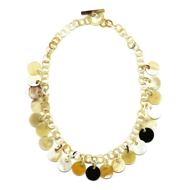 Horn Chain Necklace #4047 - HORN JEWELRY
