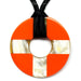 Horn & Lacquer Pendant #11353 - HORN JEWELRY