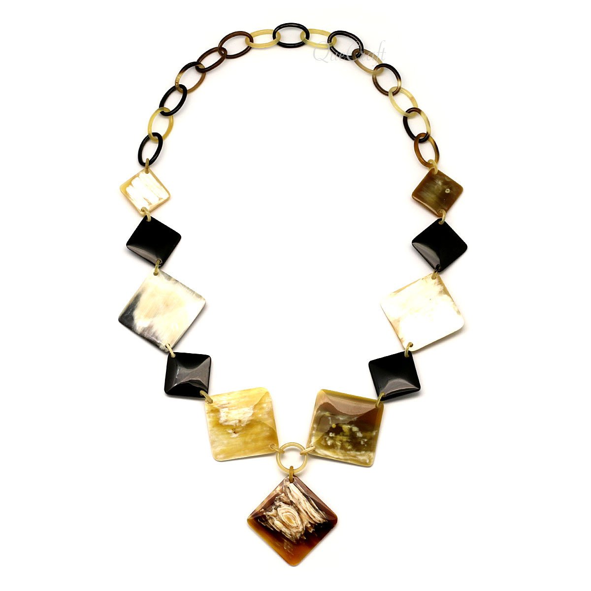 Horn Chain Necklace #4361 - HORN JEWELRY