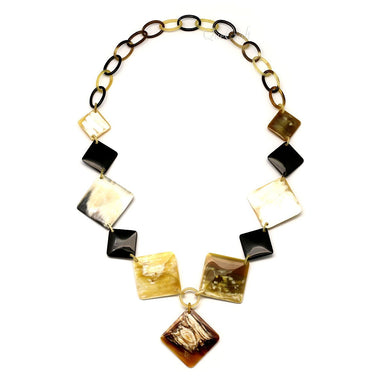 Horn Chain Necklace #4361 - HORN JEWELRY