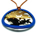 Horn & Lacquer Pendant #11362 - HORN JEWELRY