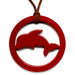 Horn & Lacquer Pendant #11679 - HORN JEWELRY
