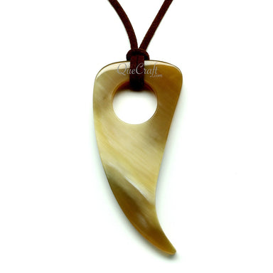 Horn Pendant #12045 - HORN JEWELRY