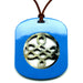 Horn & Lacquer Pendant #12066 - HORN JEWELRY