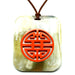 Horn & Lacquer Pendant #12070 - HORN JEWELRY