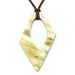 Horn & CZ Pendant #12152 - HORN JEWELRY