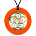 Horn & Lacquer Pendant #12393 - HORN JEWELRY