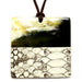 Horn & Leather Pendant #12479 - HORN JEWELRY