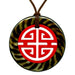Horn & Lacquer Pendant #12744 - HORN JEWELRY
