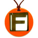Horn & Lacquer Pendant #12759 - HORN JEWELRY
