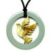 Horn & Lacquer Pendant #13082 - HORN JEWELRY
