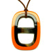 Horn & Lacquer Pendant #13217 - HORN JEWELRY