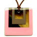 Horn & Lacquer Pendant #13227 - HORN JEWELRY
